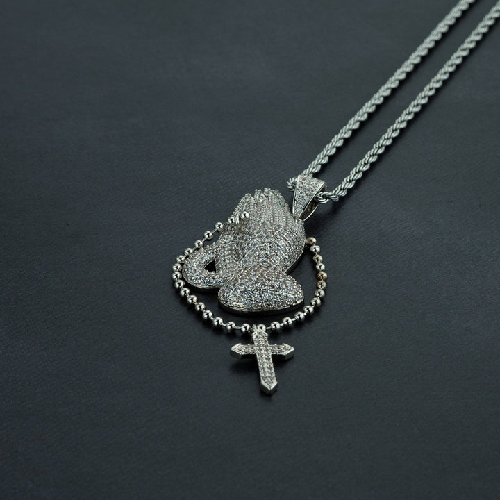 Prayer Pendant - ICECLIQUE JEWELRY
