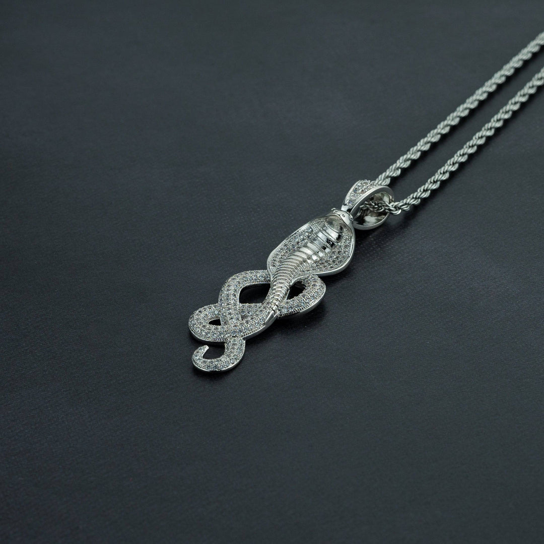 Iced Cobra Pendant - ICECLIQUE JEWELRY