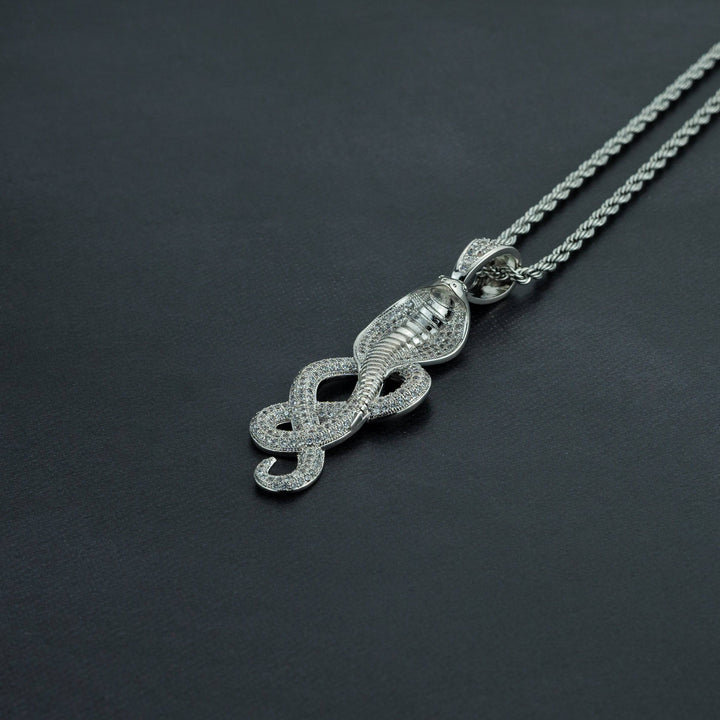 Iced Cobra Pendant - ICECLIQUE JEWELRY