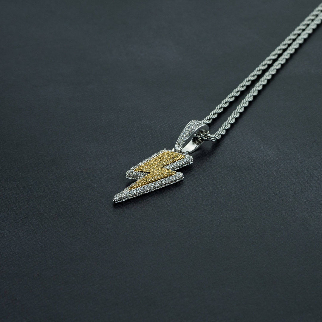 Lightning Bolt Pendant - ICECLIQUE JEWELRY