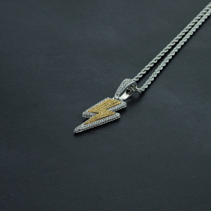 Lightning Bolt Pendant - ICECLIQUE JEWELRY