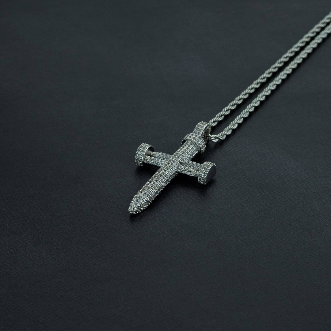 Nail Cross Pendant - ICECLIQUE JEWELRY