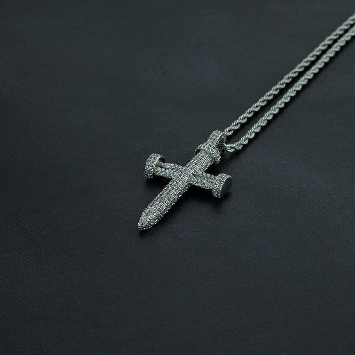 Nail Cross Pendant - ICECLIQUE JEWELRY