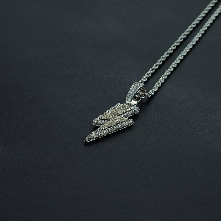 Lightning Bolt Pendant - ICECLIQUE JEWELRY