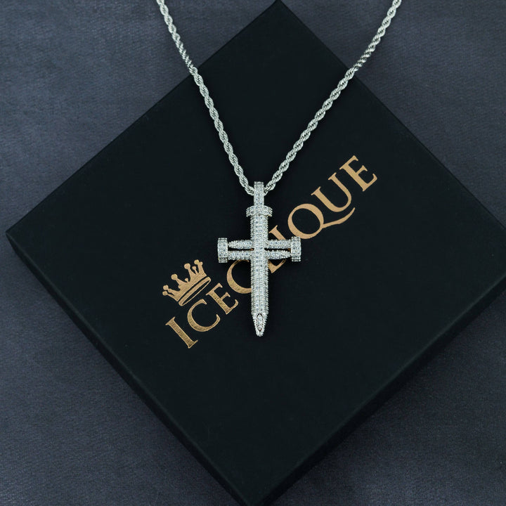 Nail Cross Pendant - ICECLIQUE JEWELRY