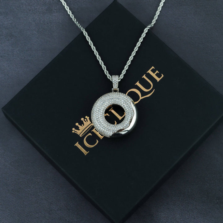 Iced Donut Pendant - ICECLIQUE JEWELRY
