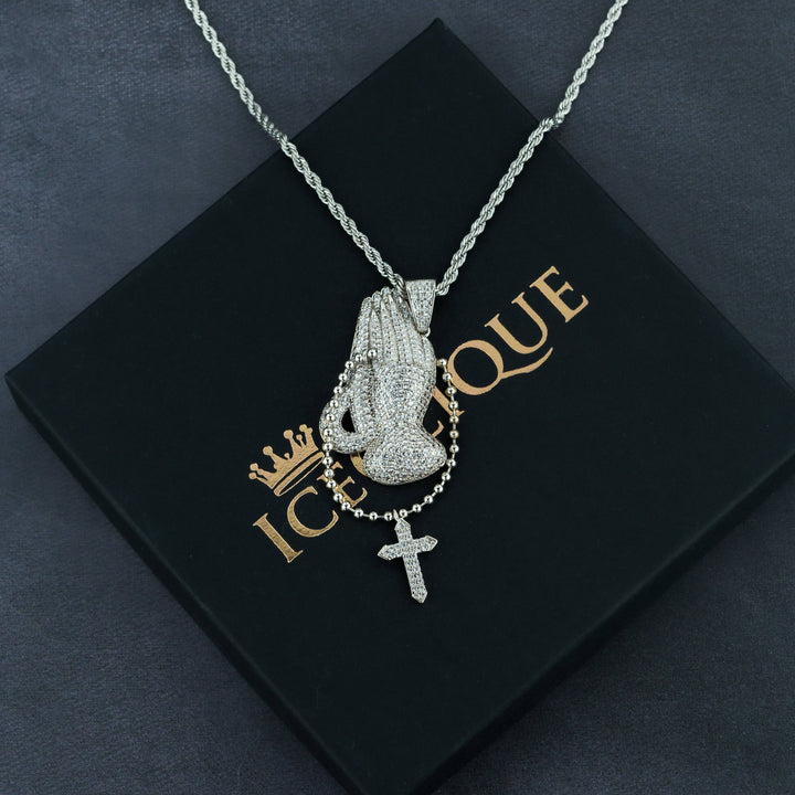Prayer Pendant - ICECLIQUE JEWELRY