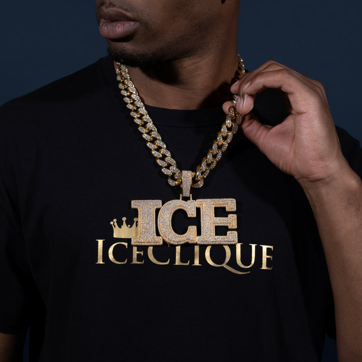 Custom Multi-Layer Letter Pendant - ICECLIQUE JEWELRY