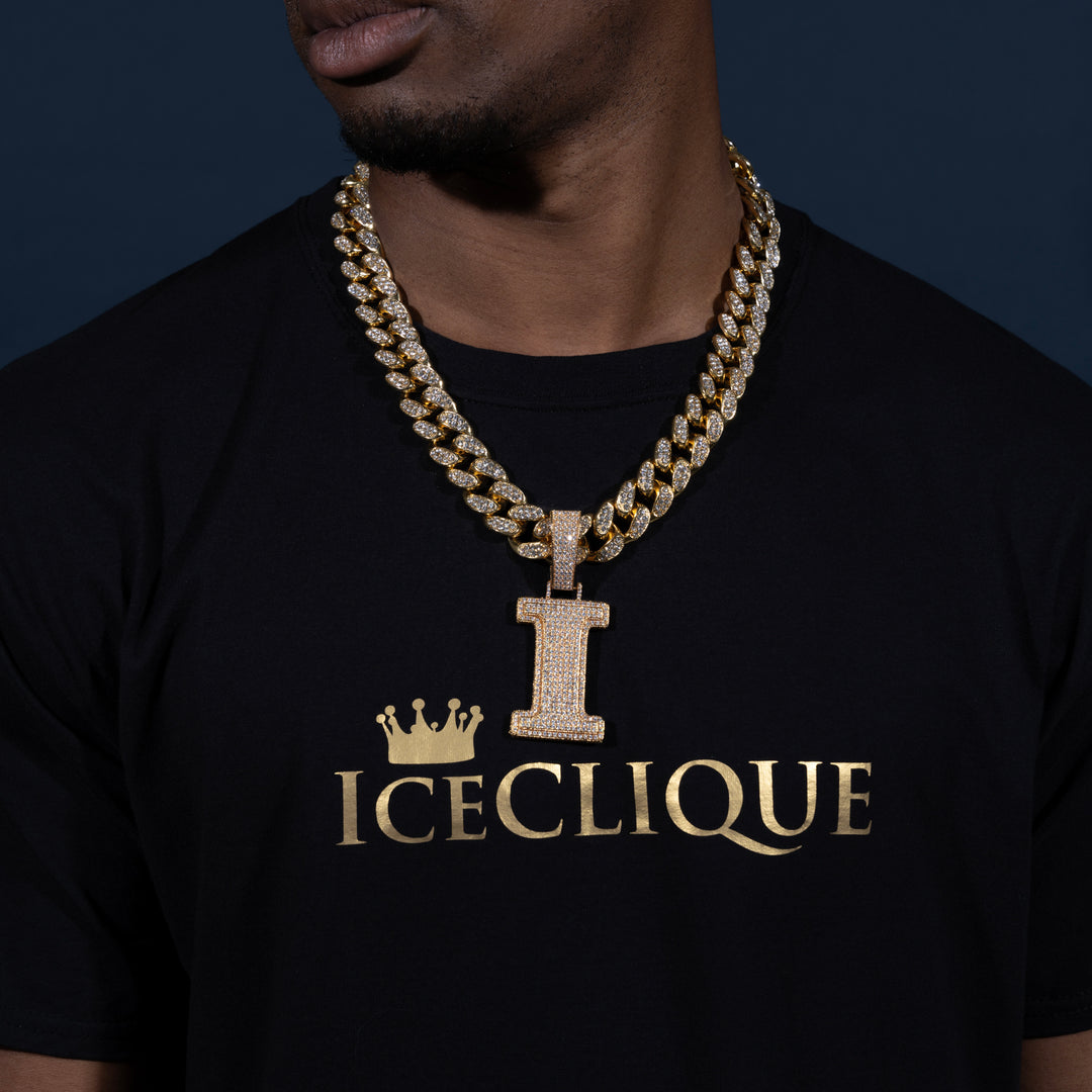 Custom Single Letter Multi-Layer Pendant - ICECLIQUE JEWELRY