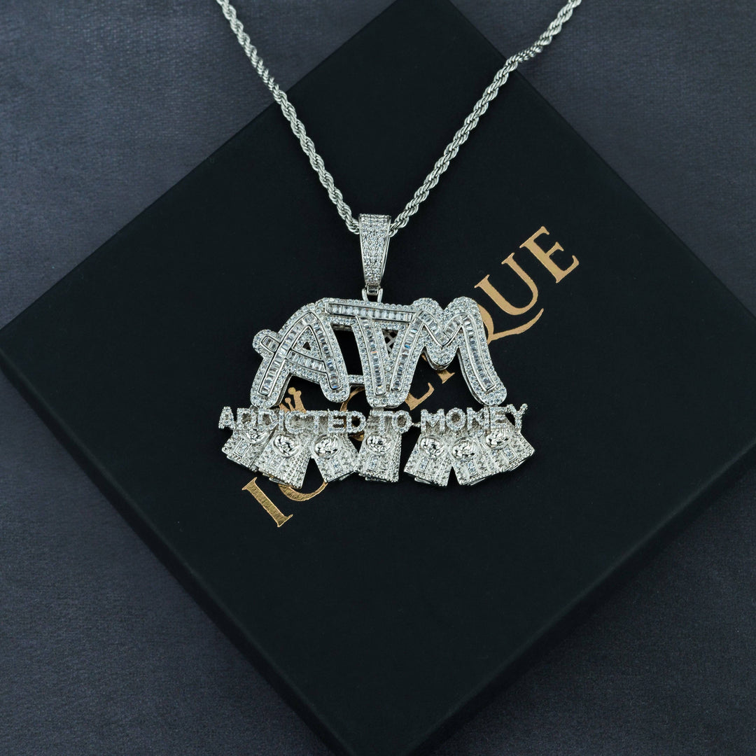 ADDICTED TO MONEY Pendant - ICECLIQUE JEWELRY