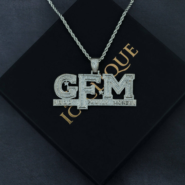 GOD FAMILY MONEY Pendant - ICECLIQUE JEWELRY