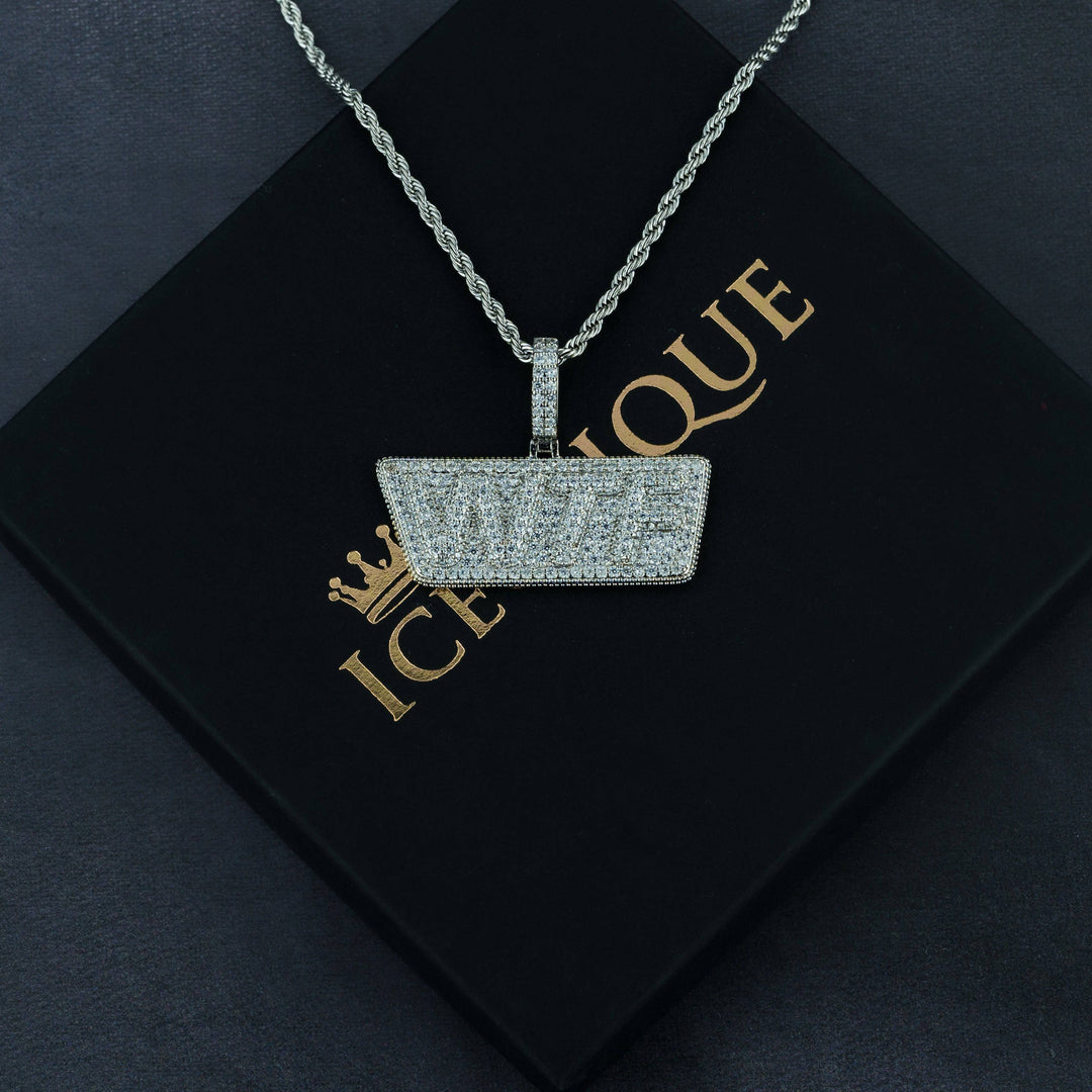 Iced WTF Pendant - ICECLIQUE JEWELRY