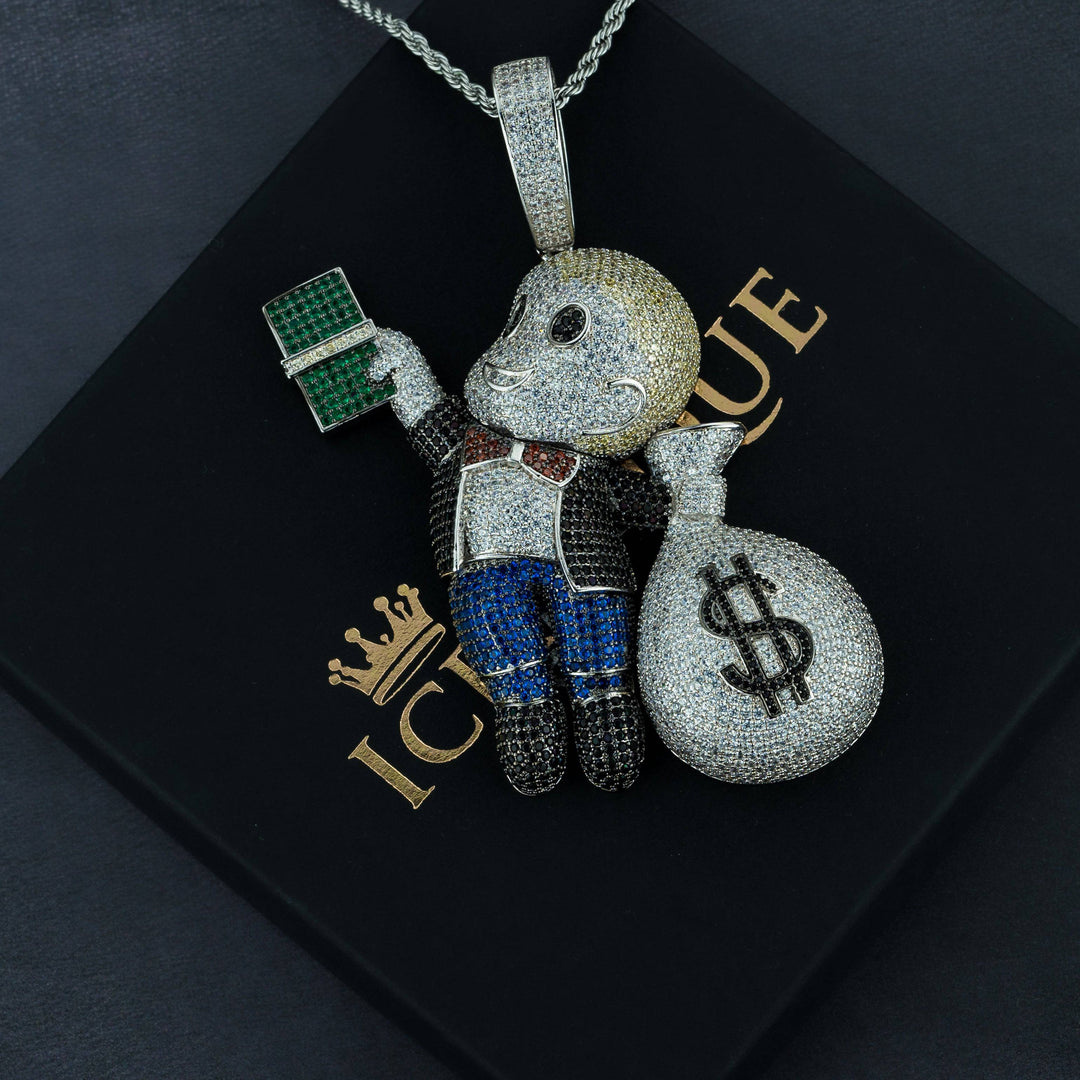 MoneyBoy Iced Pendant - ICECLIQUE JEWELRY