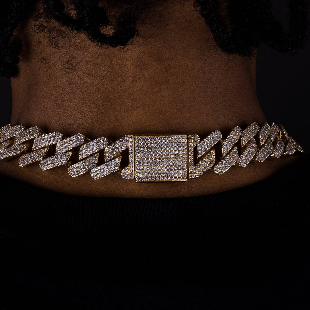 20mm Prong Chain - ICECLIQUE JEWELRY