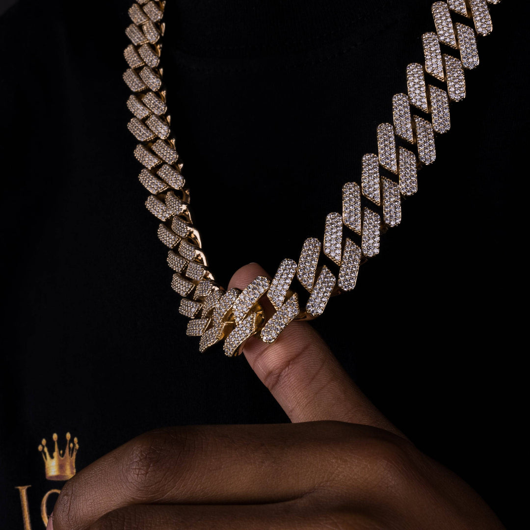 20mm Prong Chain - ICECLIQUE JEWELRY