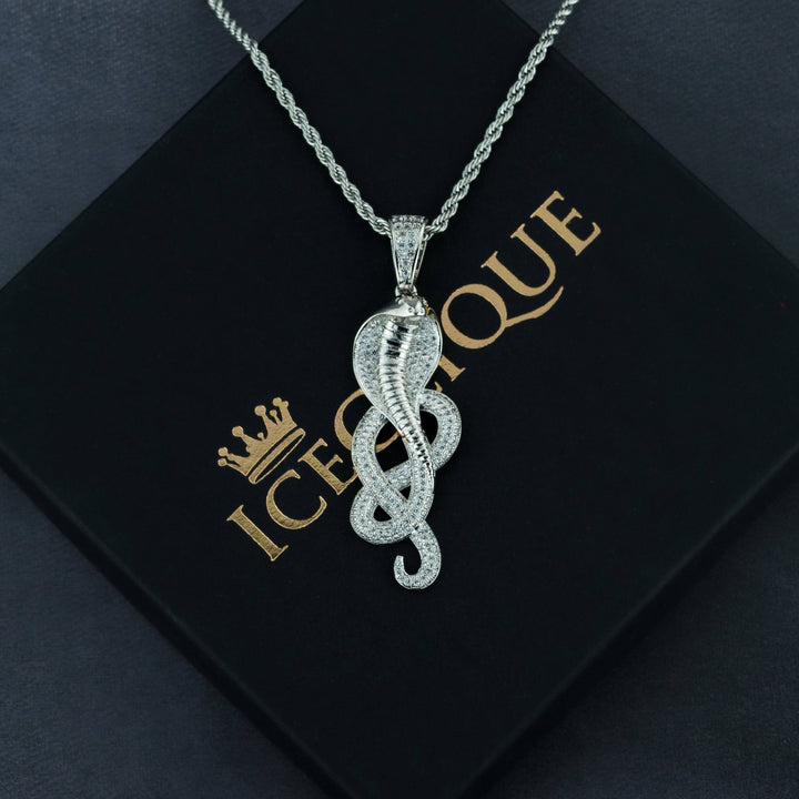 Iced Cobra Pendant - ICECLIQUE JEWELRY