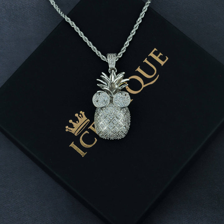 Iced Pineapple Pendant - ICECLIQUE JEWELRY