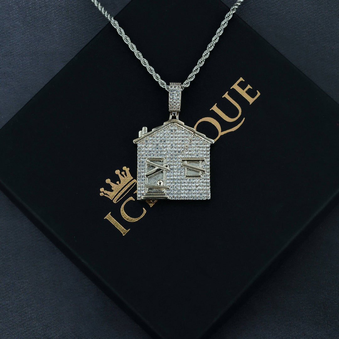 Trap House Pendant - ICECLIQUE JEWELRY