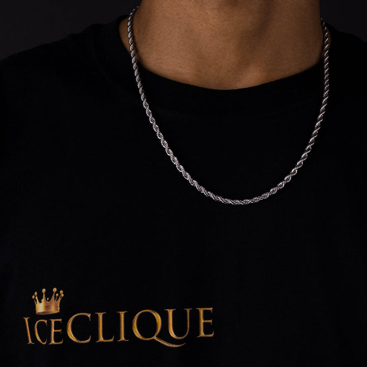 3mm Rope Chain - ICECLIQUE JEWELRY
