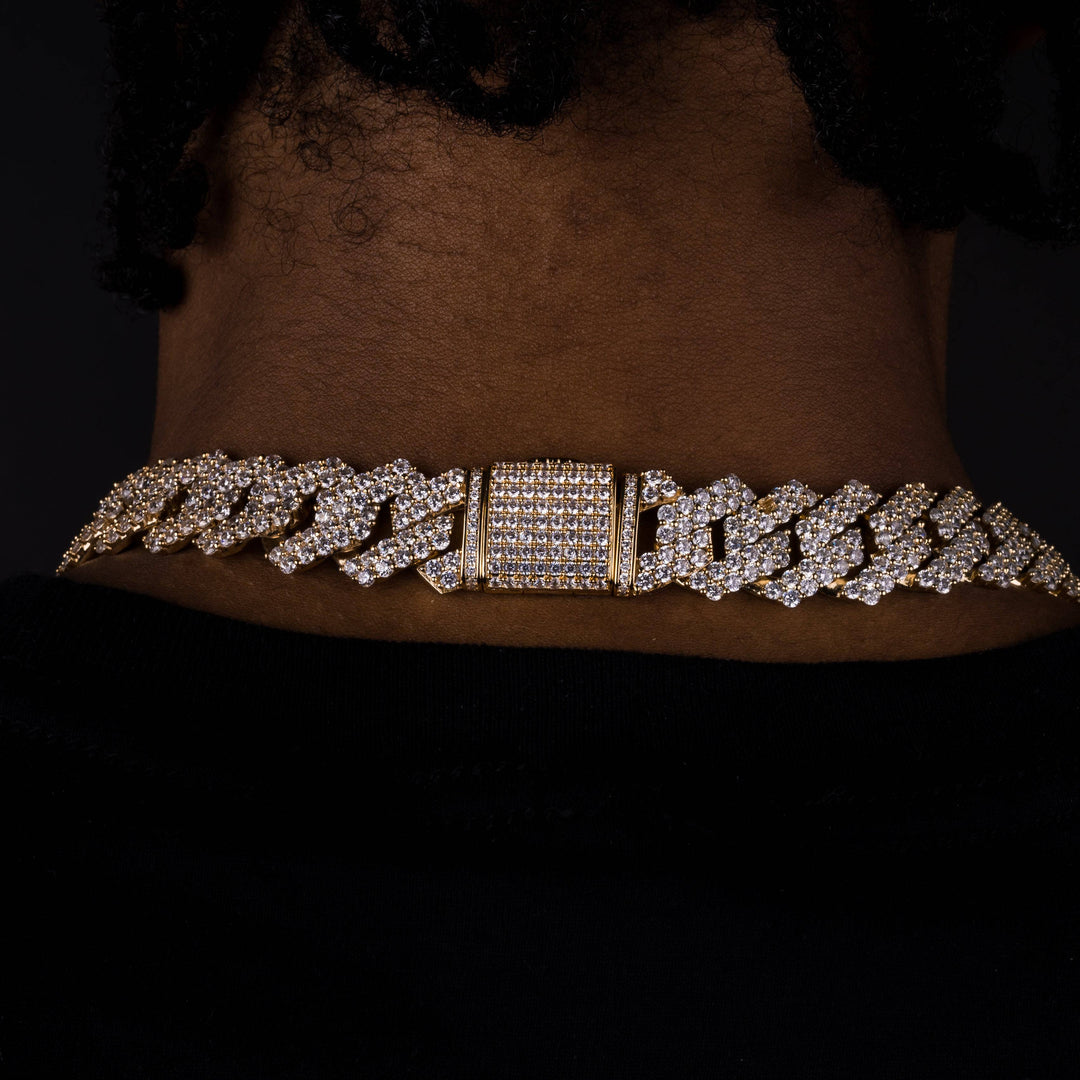 17mm Prong Chain - ICECLIQUE JEWELRY