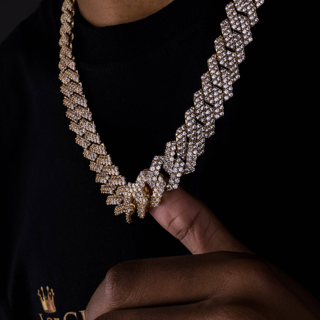 17mm Prong Chain - ICECLIQUE JEWELRY