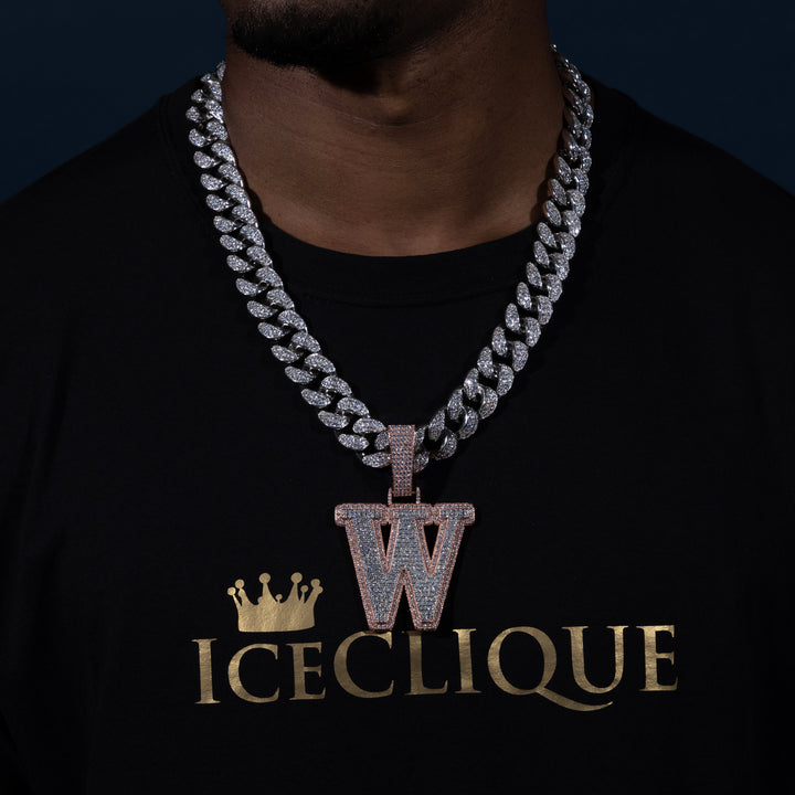Custom Single Letter Multi-Layer Pendant - ICECLIQUE JEWELRY