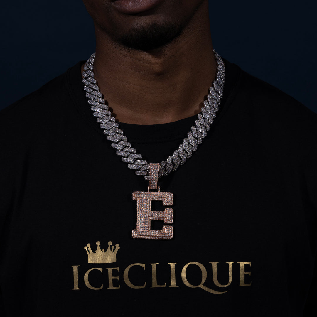 Custom Single Letter Multi-Layer Pendant - ICECLIQUE JEWELRY