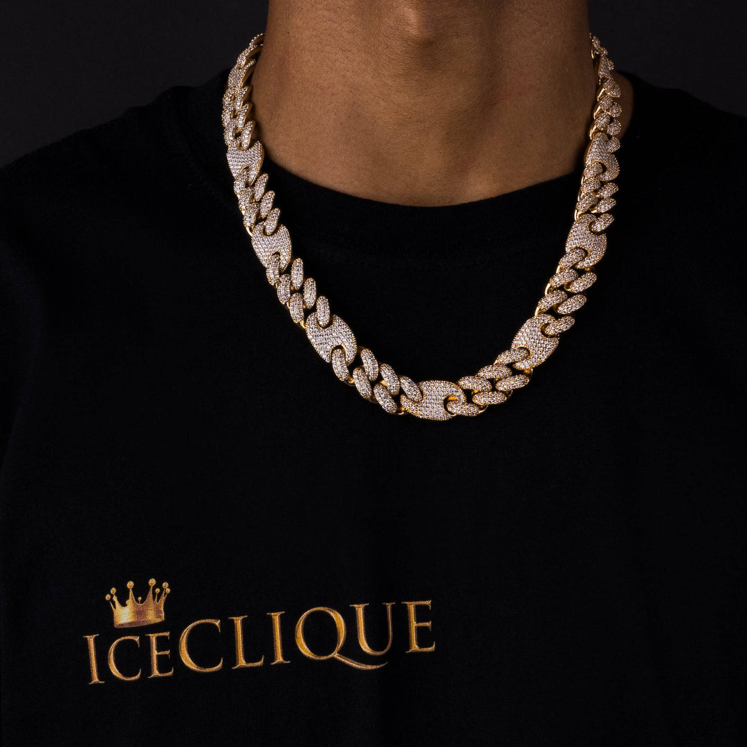 16mm Cuban & Gucci Link Chain - ICECLIQUE JEWELRY