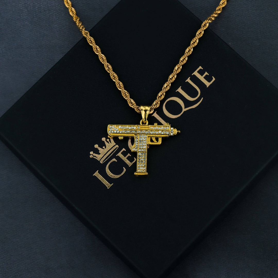 UZI Pendant - ICECLIQUE JEWELRY