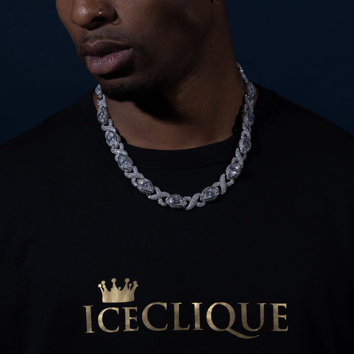 18MM Iced Eye Chain - ICECLIQUE JEWELRY