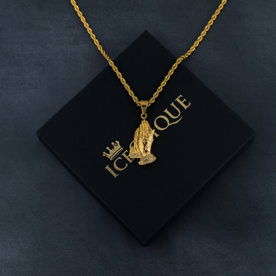 Prayer Pendant - ICECLIQUE JEWELRY