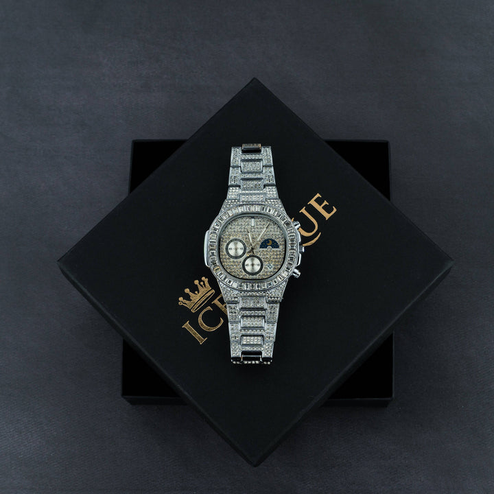 Iced Out v2 Baguette Watch - ICECLIQUE JEWELRY