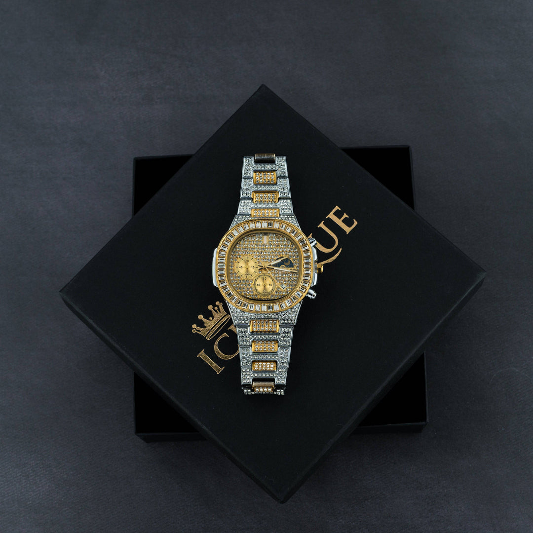Iced Out v2 Baguette Watch - ICECLIQUE JEWELRY