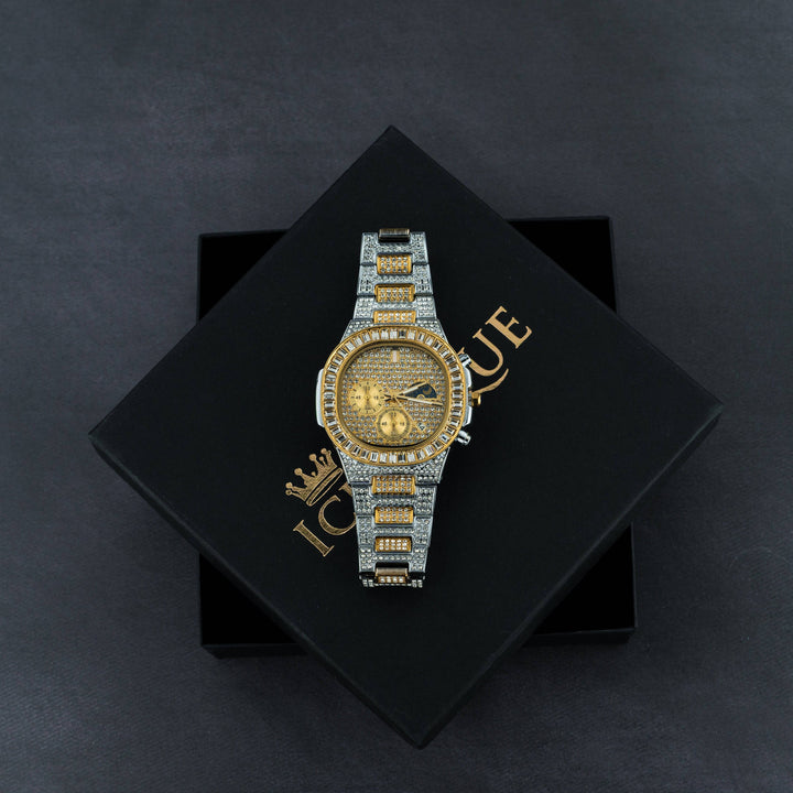Iced Out v2 Baguette Watch - ICECLIQUE JEWELRY