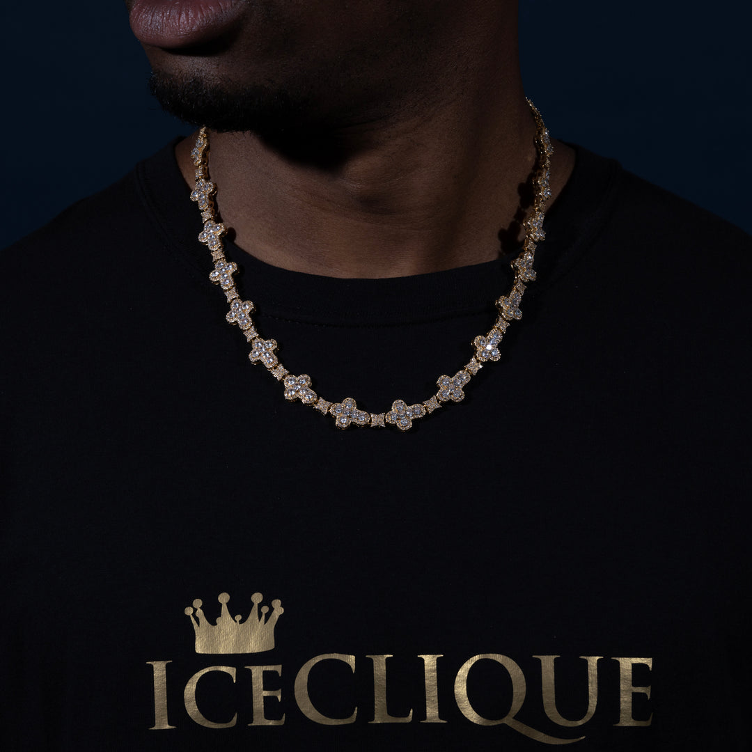 10MM Cross Chain - ICECLIQUE JEWELRY