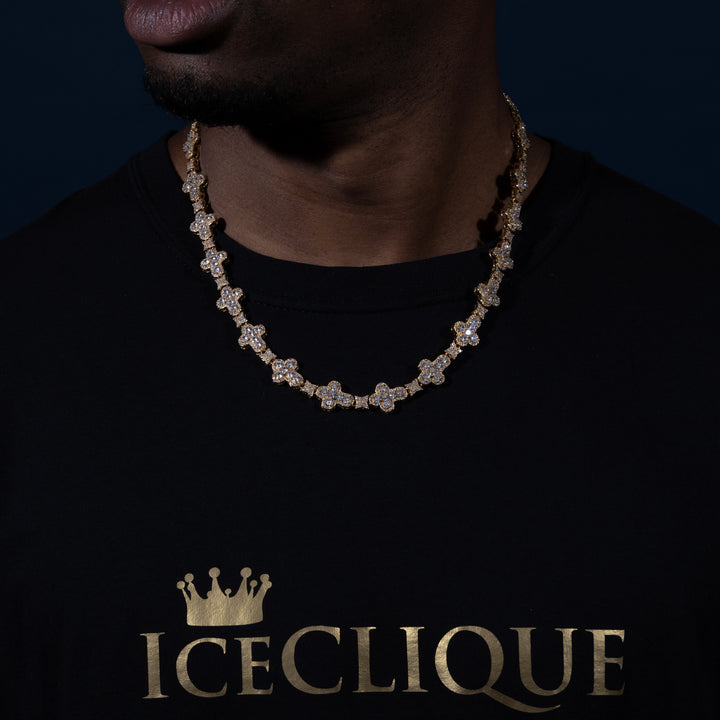10MM Cross Chain - ICECLIQUE JEWELRY