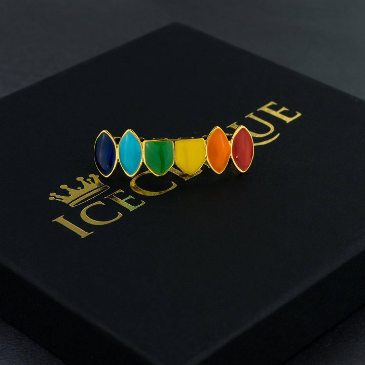 Multi-Colored Grillz - ICECLIQUE JEWELRY