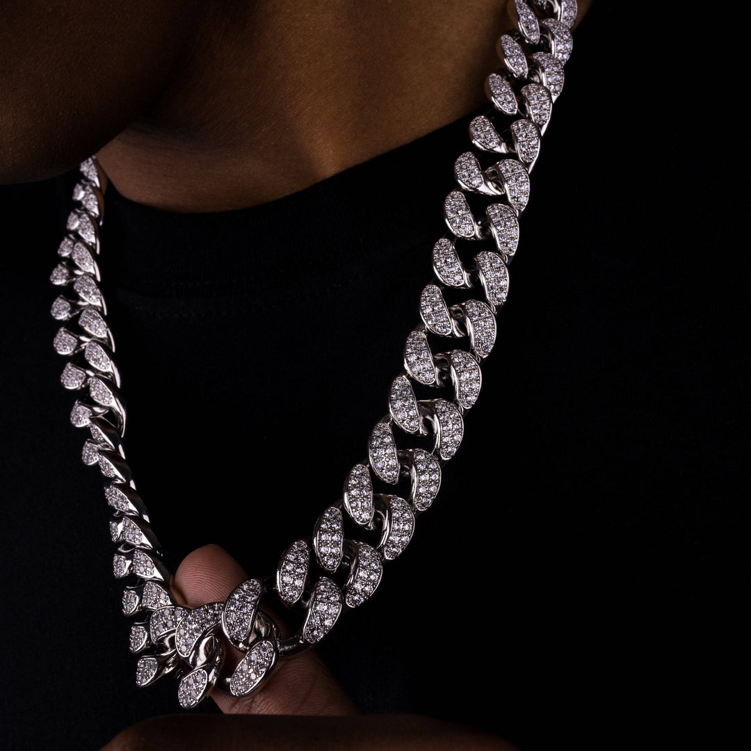 20mm Premium Iced Cuban Chain - ICECLIQUE JEWELRY