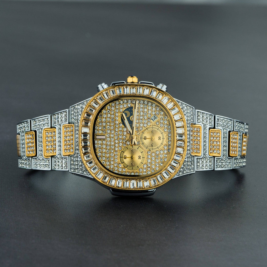 Iced Out v2 Baguette Watch - ICECLIQUE JEWELRY