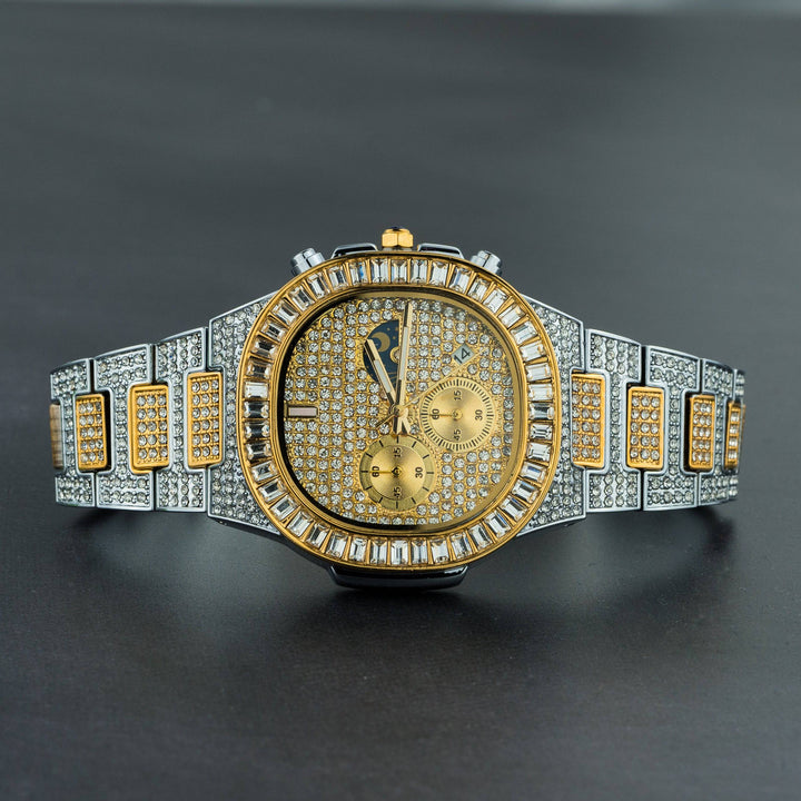 Iced Out v2 Baguette Watch - ICECLIQUE JEWELRY