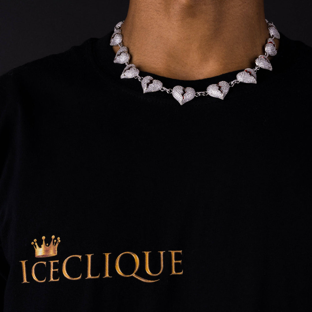 Frozen Heart Chain - ICECLIQUE JEWELRY