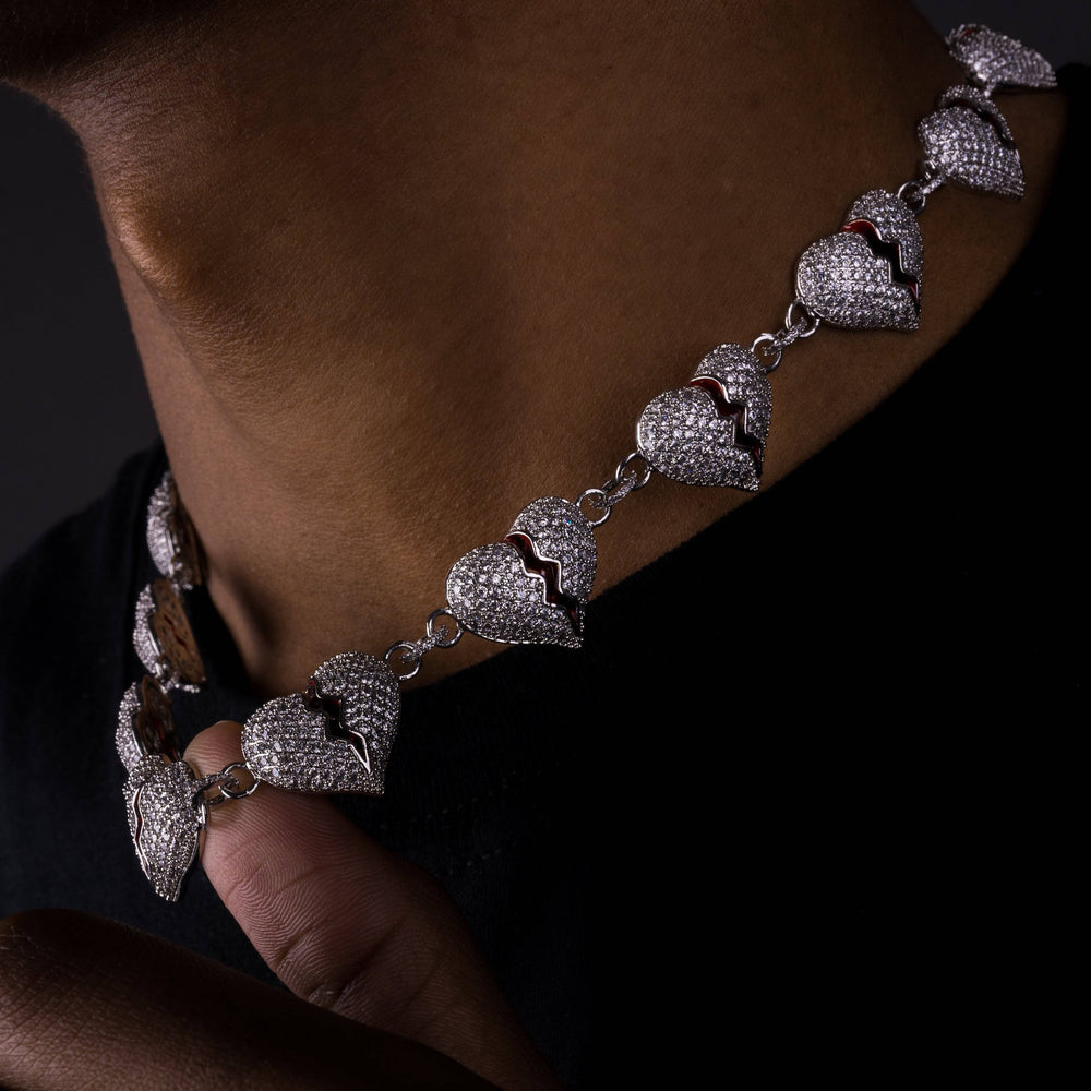 Frozen Heart Chain - ICECLIQUE JEWELRY