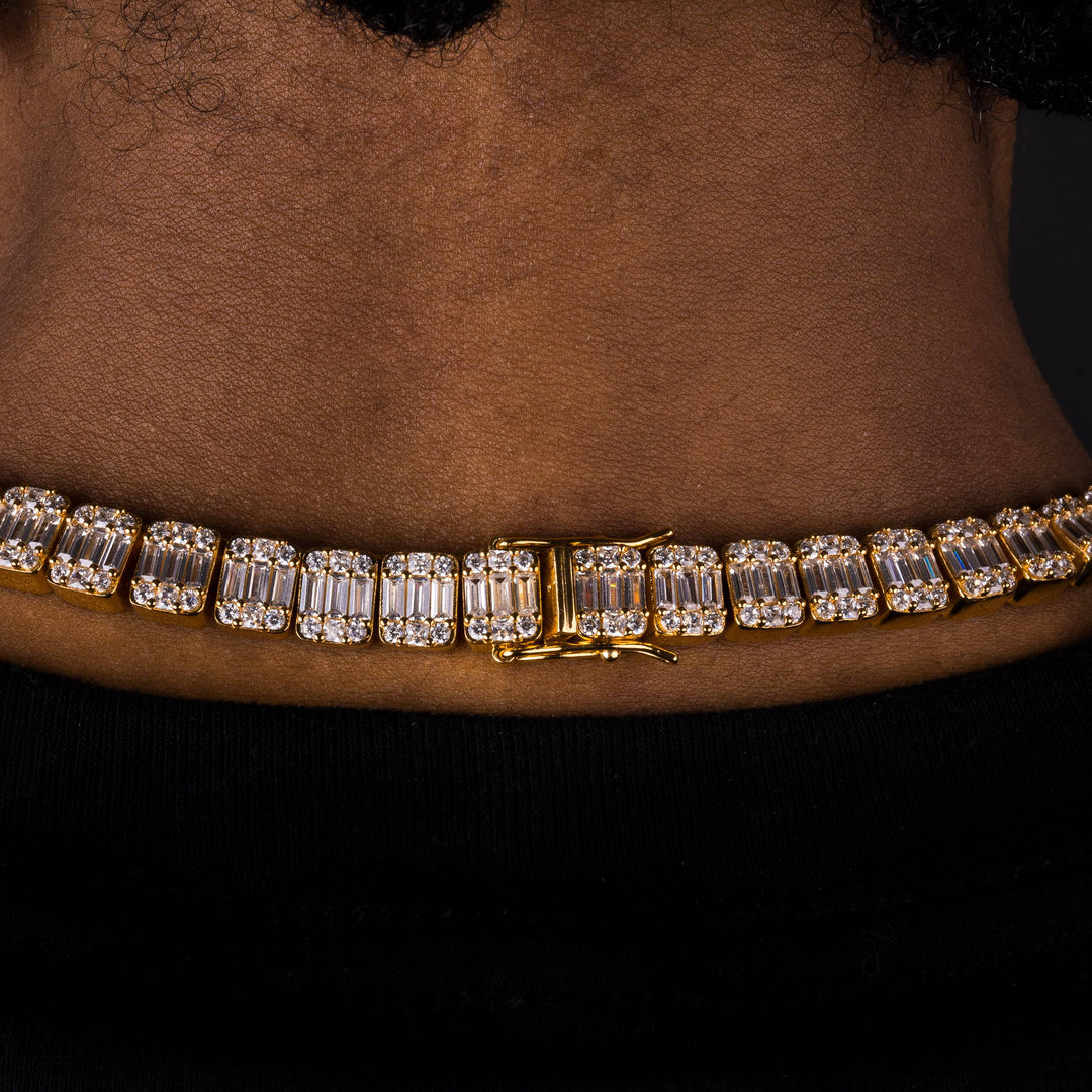 10mm Baguette Chain - ICECLIQUE JEWELRY