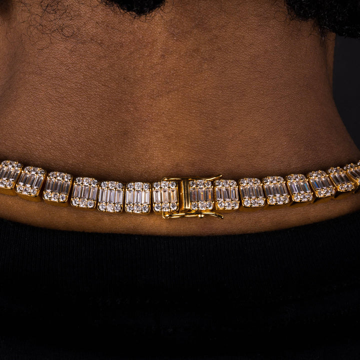 10mm Baguette Chain - ICECLIQUE JEWELRY