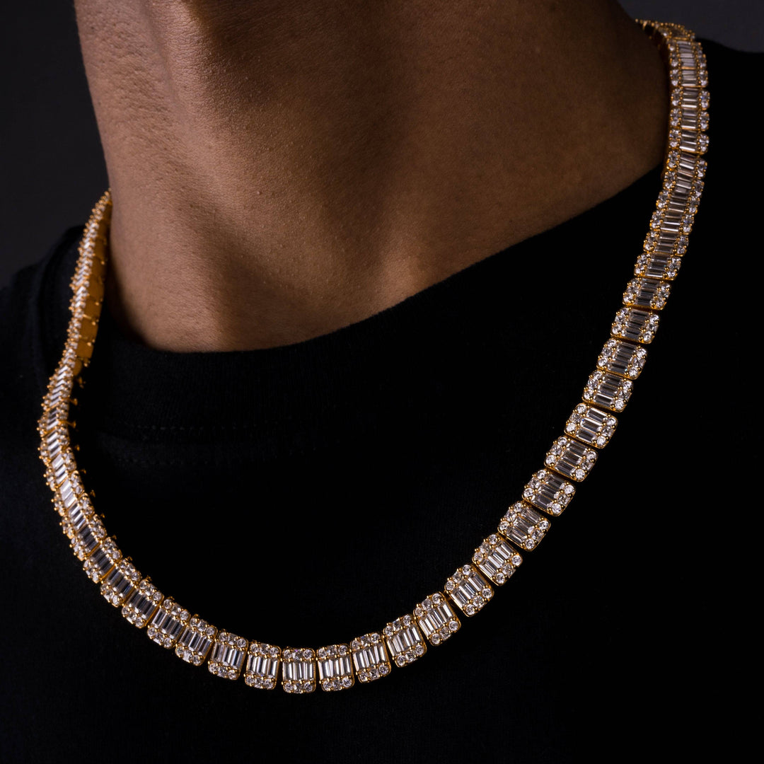 10mm Baguette Chain - ICECLIQUE JEWELRY