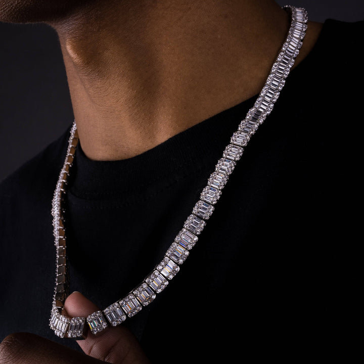 10mm Baguette Chain - ICECLIQUE JEWELRY