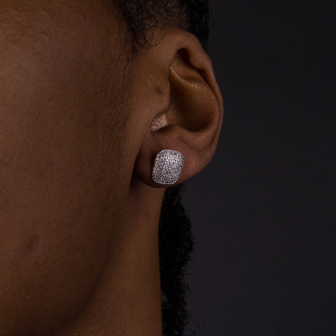 10mm Round Cluster Earrings - ICECLIQUE JEWELRY