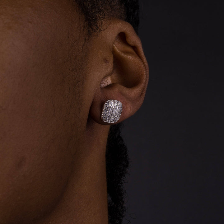 10mm Round Cluster Earrings - ICECLIQUE JEWELRY