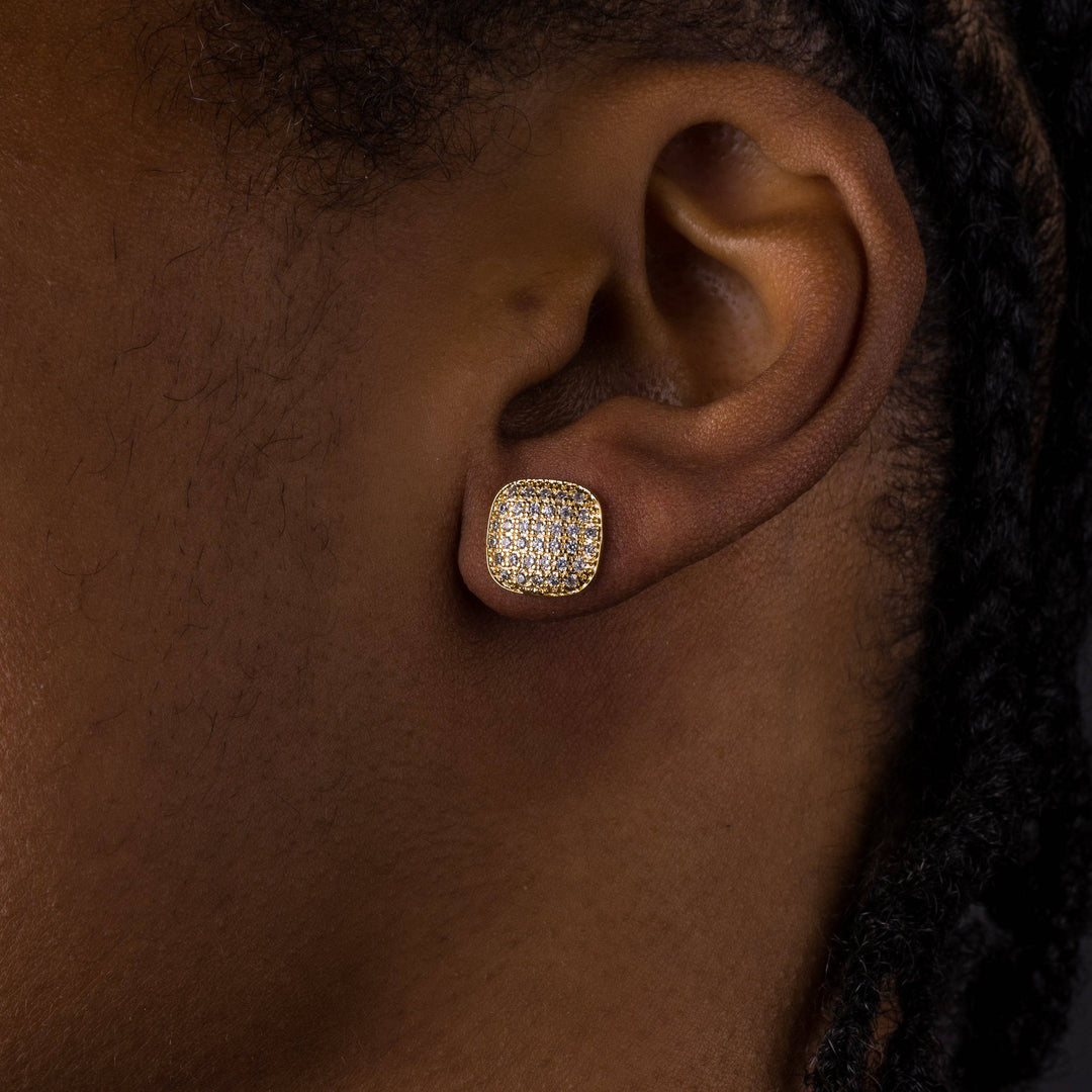 10mm Round Cluster Earrings - ICECLIQUE JEWELRY