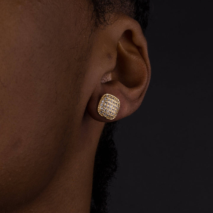 10mm Round Cluster Earrings - ICECLIQUE JEWELRY